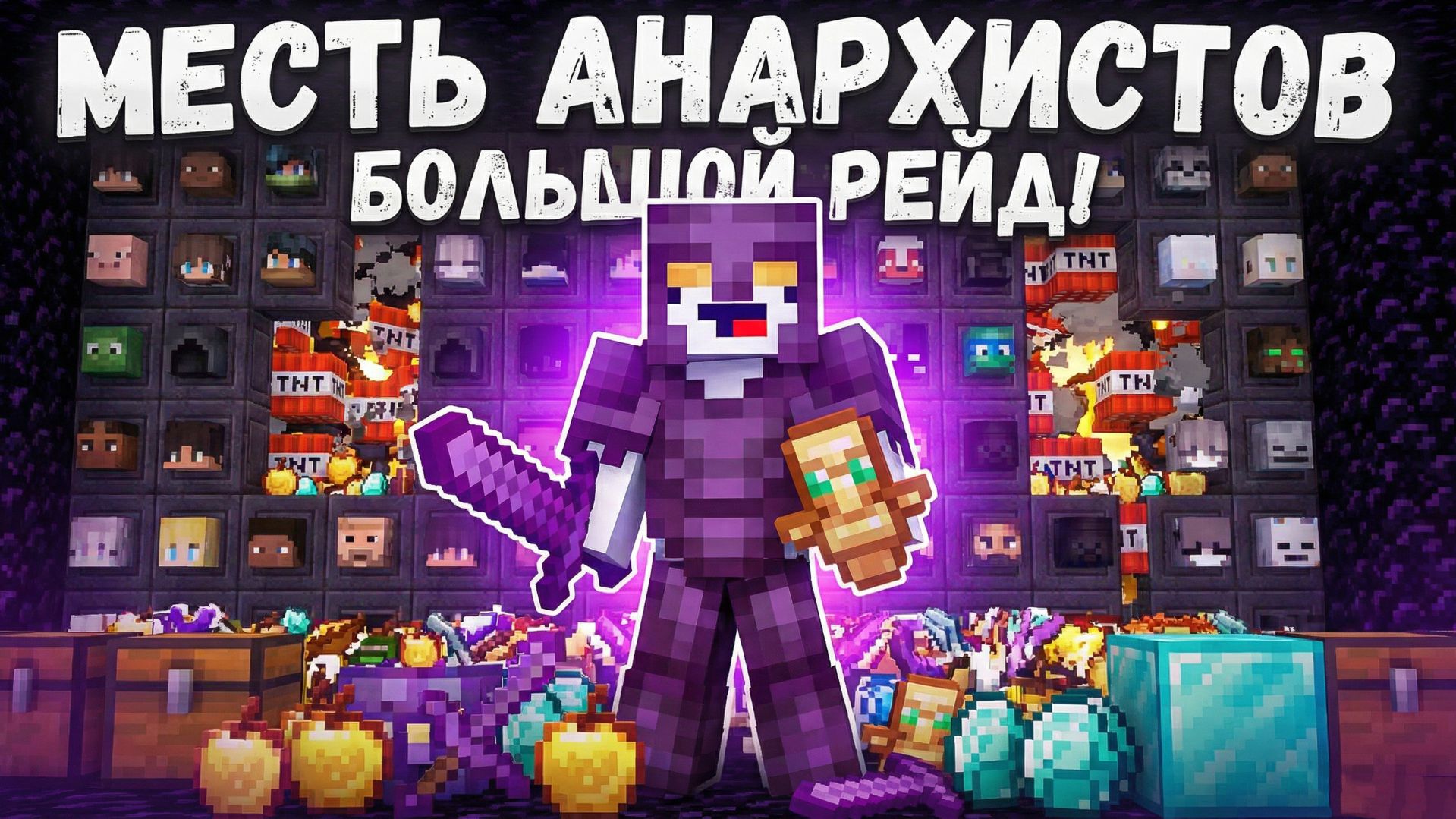 НОВЫЙ СЕРВЕР АНАРХИИ НА ТЕЛЕФОН В МАЙНКРАФТ ПЕ 1.22 смотреть онлайн