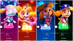 Мультики для Детей Щенячий Патруль Tiles Hop - СКАЙ, СКАЙ, СКАЙ, СКАЙ