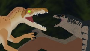 Спинораптор vs Мутадон | Анимация (часть 1)