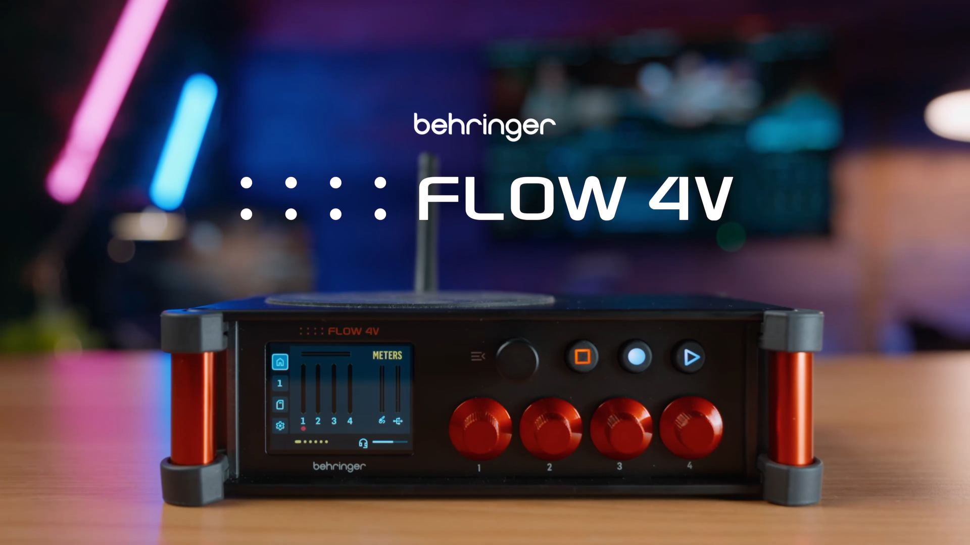 Behringer Flow 4V Introducing: 10-Track, Timecode, 32-Bit Float Field Recorder