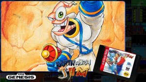 [1] Earthworm Jim (SEGA Genesis, Mega Drive) 1994 | СТРИМ