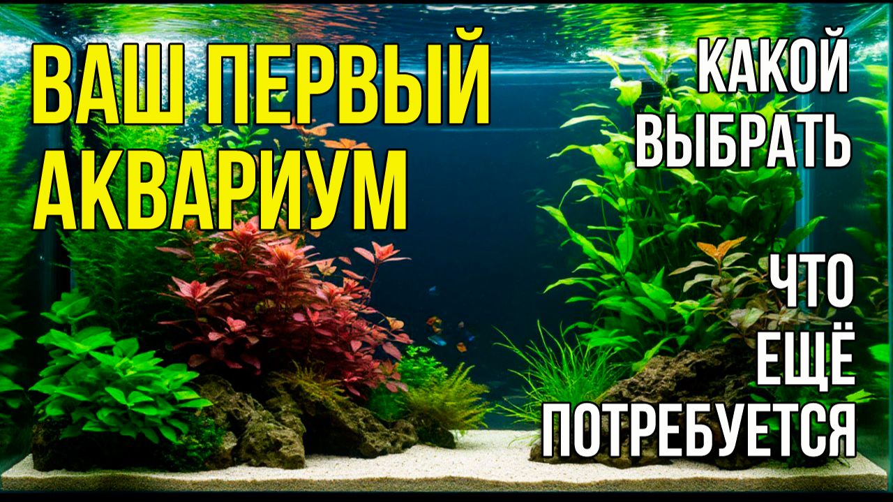 Покупаем ПЕРВЫЙ АКВАРИУМ. Какой Выбрать, и Почему. Что Ещё Необходимо Приобрести Сразу, а что нет смотреть онлайн