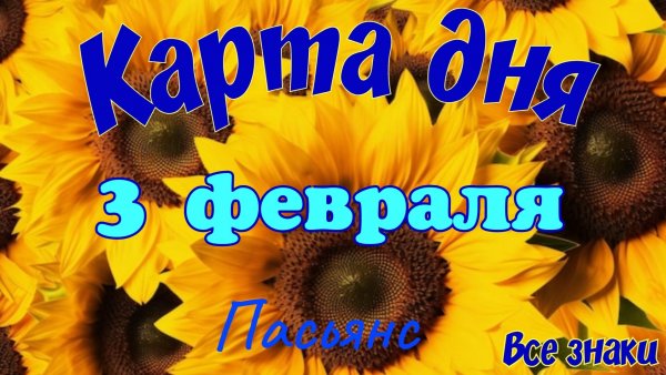 Карта дня❄️ 3 февраля 🎄☃️Пасьянс. Тайм-код в описании 🦢