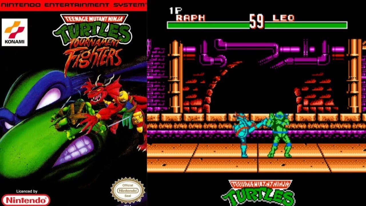 Teenage Mutant Ninja Turtles Tournament Fighters (NES) смотреть онлайн