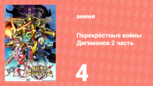 Перекрёстные войны Дигимонов 2 часть 4 серия (аниме-сериал, 2011)