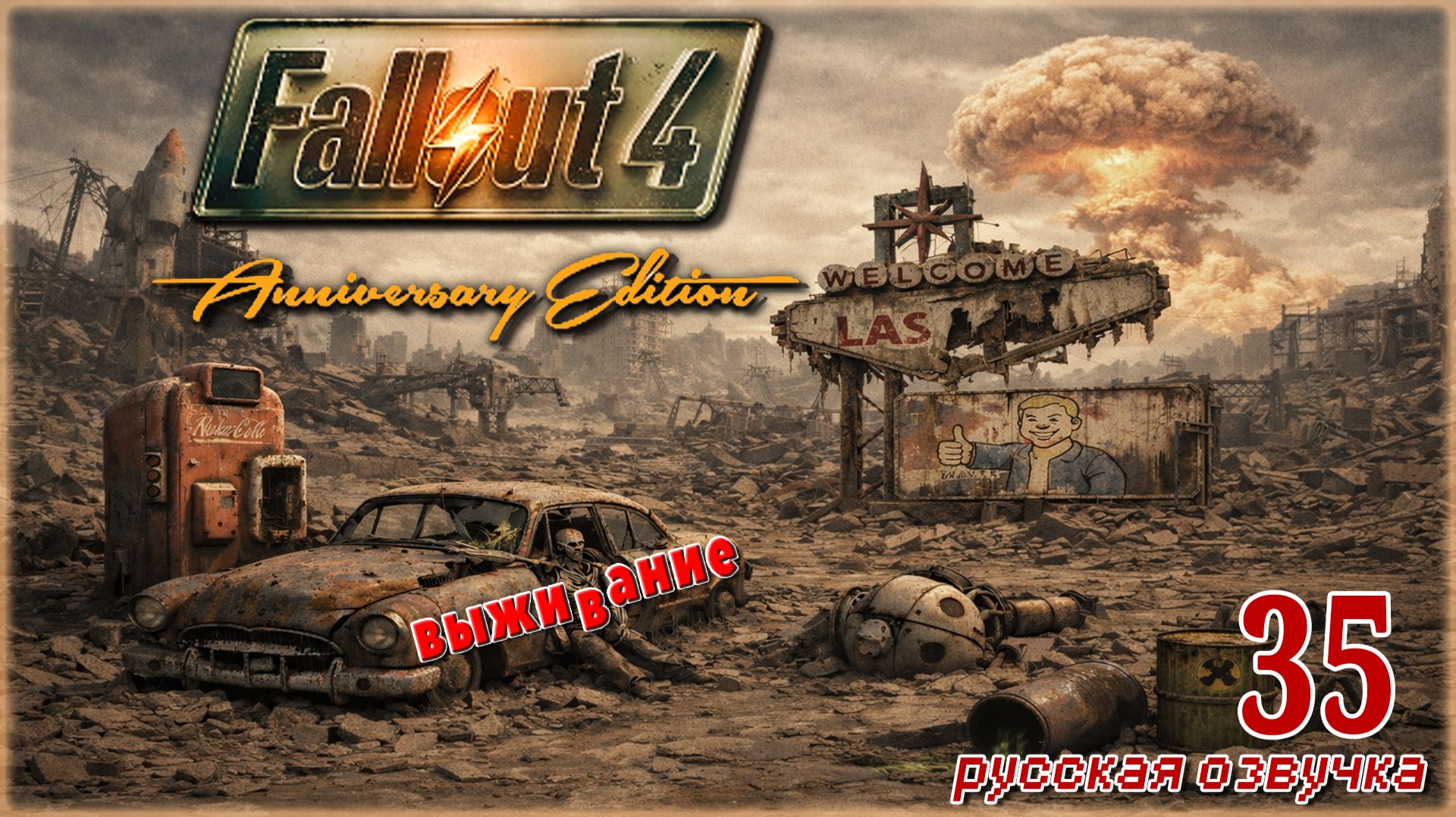 FALLOUT 4 AE(РЕЖИМ ВЫЖИВАНИЯ)🧸ИСТоРИя МаКСа🧸СТРИМ 35 смотреть онлайн