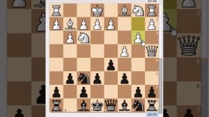 Гениально выиграл за 10 ходов в начале партии черными