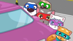 ГИГАНТСКИЕ монстры и минигерои  Мультмарафон по сериалу «Говорящий Том: Герои»