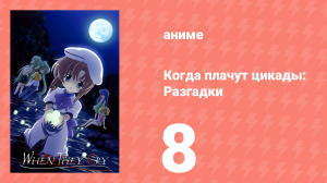 Когда плачут цикады: Разгадки 8 серия (аниме-сериал, 2007)