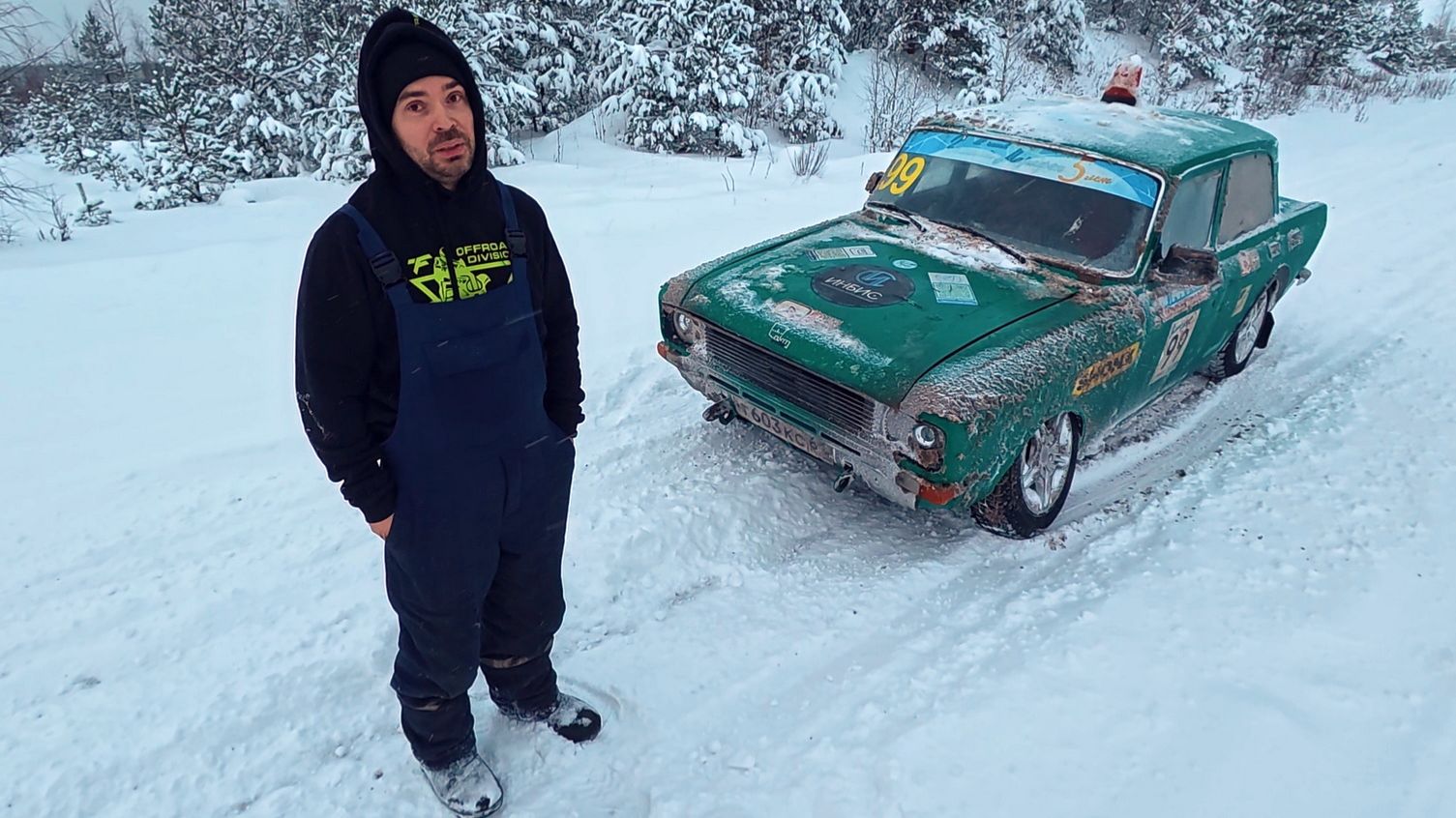 Москвич хотел умереть - 12 часов ледяной гонки в мороз -25 смотреть онлайн