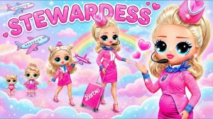 Взросление стюардессы! 32 лайфхака для кукол ЛОЛ ОМГ!