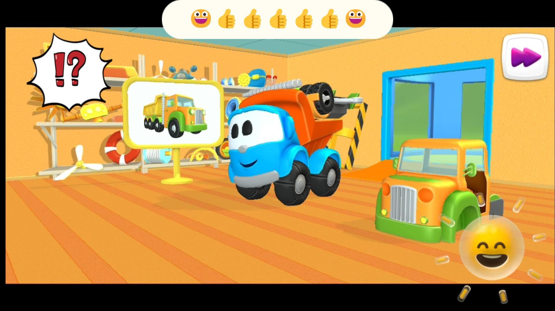 грузовичок Лева собирает большой грузовик☺️ #игры #малыш #Лева #грузовичок