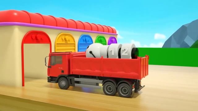 Учим цифры и цвета - часть 16