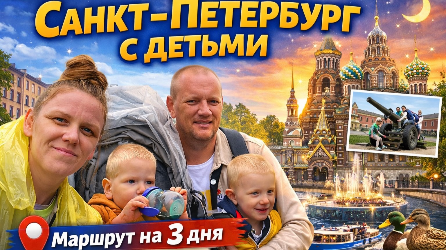 Санкт-Петербург с детьми: маршрут на 3 дня без усталости и истерик