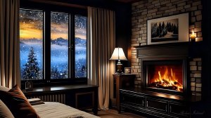 ОЧЕНЬ КРАСИВАЯ УСПОКАИВАЮЩАЯ МУЗЫКА ДЛЯ СНА 🎵 МЕДИТАТИВНАЯ МУЗЫКА ДЛЯ ДУШИ И ОГОНЬ В КАМИНЕ