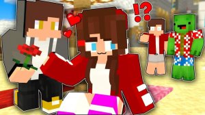 Сестра Джей Джей флиртует на пляже!? Майнкрафт Мультик