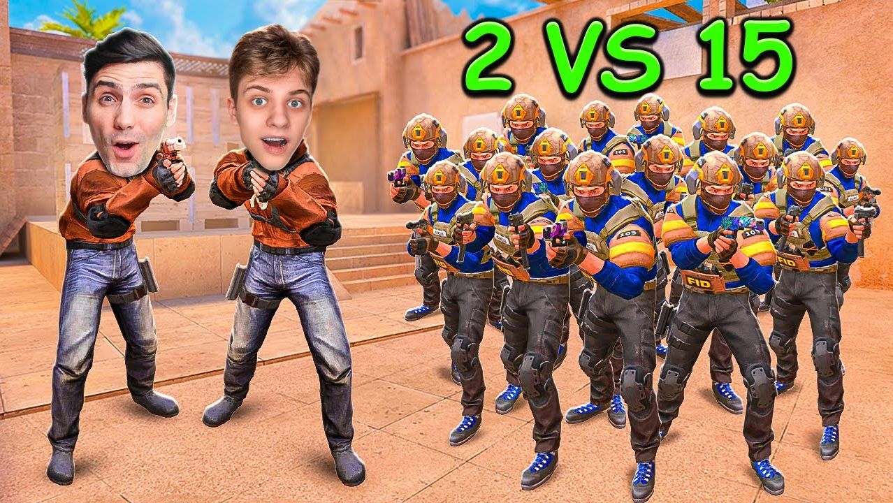 ГДЕ ТУТ ИЗИ?! 2 ПРОТИВ 15 И ЭТО БЫЛ ОБМАН В STANDOFF 2 / СТАНДОФФ 2 смотреть онлайн