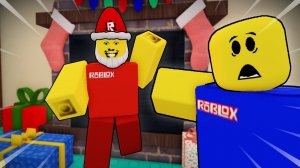 СТРАННЫЙ СТРОГИЙ ПАПА, НО САНТА СТРАННЫЙ! Анимация Roblox
