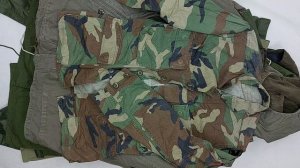 41561 Военная одежда микс, 7пак, Mix Army Clothing, секонд (extra) оптом