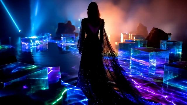 Краски неона - Расслабляющая музыка неона и красивые женские голоса фоновая музыка