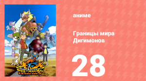 Границы мира Дигимонов 28 серия (аниме-сериал, 2002)