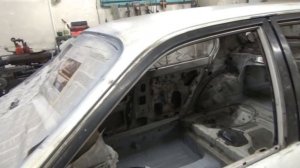 Тойота Терцел  кузовной ремонт ч 2 малярка