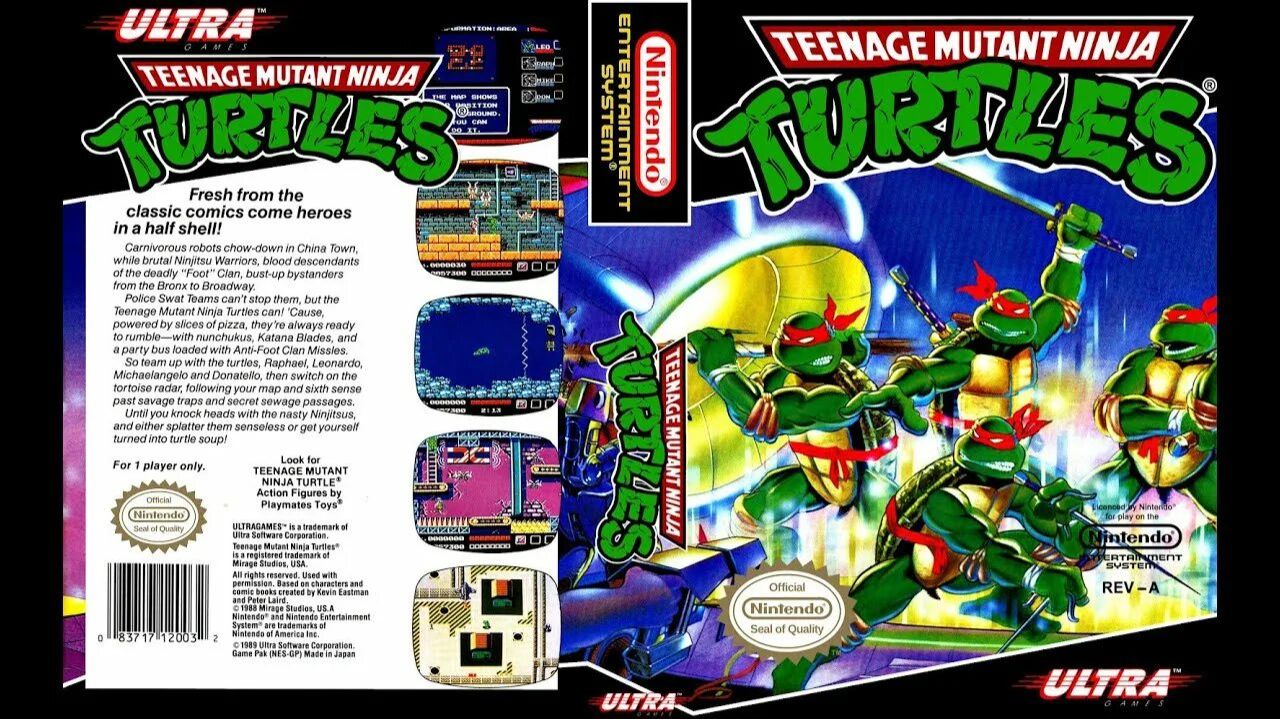 Teenage Mutant Ninja Turtles (NES) смотреть онлайн