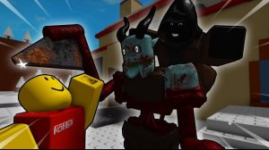 СТРАННЫЙ СТРОГИЙ ПАПА ПРОТИВ РОЖДЕСТВЕНСКОГО МОНСТРА! Анимация Roblox