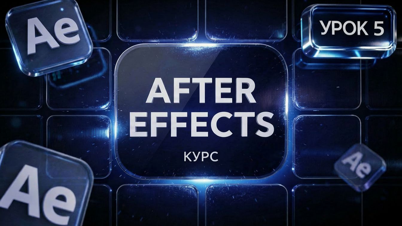 Курс "С НУЛЯ ЧЕРЕЗ ПРАКТИКУ" Урок 5: Анимация появления логотипа в After Effects