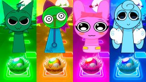 Coffin Dance Спрунки 181 уровень - Мультики про Спрунке | МУЛЬТФИЛЬМЫ SPRUNKI в Tiles Hop