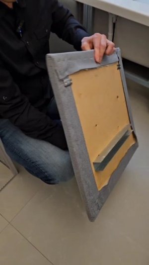 Мягкий текстильный экран для ванной комнаты