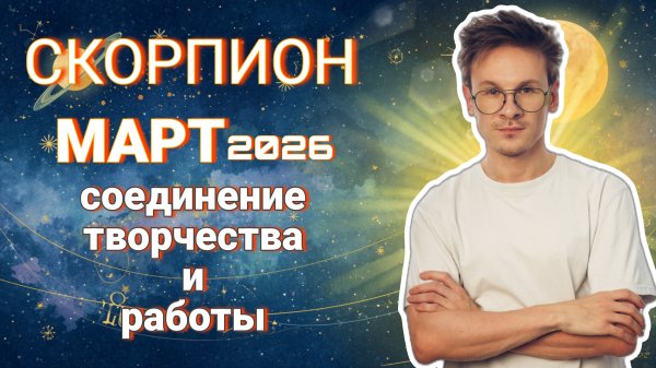 Скорпион - гороскоп на Март 2026 года