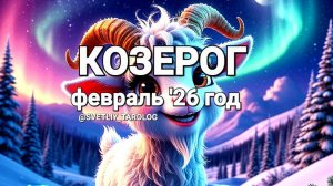 ♑️ КОЗЕРОГ.  ФЕВРАЛЬ 2026 год 🔮