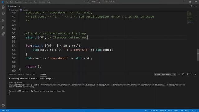 - C++ Programming Course - Beginner to Advanced - 06 - Chapter 6 Loops