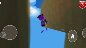 Super Bear Adventure.mp4 Как пройти паркур. Как получить золотой кубок. Где найти красную кнопку.