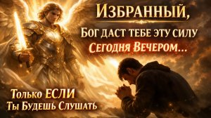 Избранный, Бог ДАСТ ТЕБЕ ЭТУ СИЛУ СЕГОДНЯ ВЕЧЕРОМ… Только ЕСЛИ Ты БУДЕШЬ СЛУШАТЬ 😨🕊️