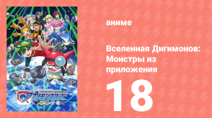 Вселенная Дигимонов: Монстры из приложения 18 серия (аниме-сериал, 2016)