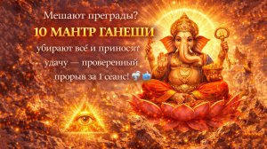Мантры Ганеши: Убрать Все Преграды и Привлечь Удачу? Проверенный Прорыв за 1 Сеанс! 🐘💫🔥