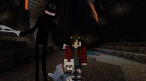 😱Завела себе собаку на хоррор блоке в майнкрафт!