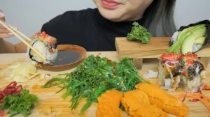Mukbang ASMR|Подписывайтесь на канал🍣✨ 💜✨