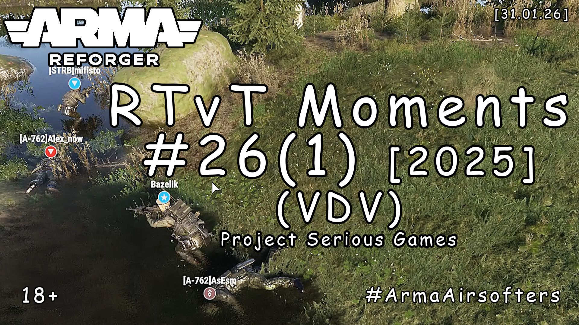 ARMA Reforger - RTvT моменты #26 (1) - SunWheel: Оборона (PSG VDV | ПОЛНОМЕТРАЖКА) [2026] смотреть онлайн