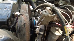 Вот из-за чего перегрев движка.Проверил в лесу и нашёл метал.