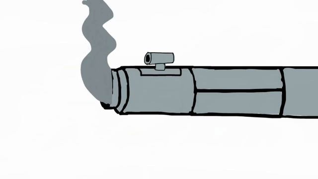 Рука робота превращается в оружие и стреляет stop motion studio фон