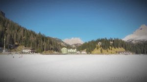 Доломитовые альпы Лаго ди Мисурина Италия Прогулка