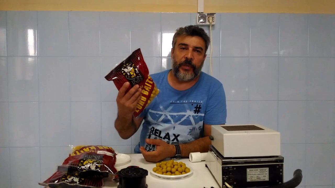 Бойлы Lion Baits. Измерения влажности бойлов. смотреть онлайн