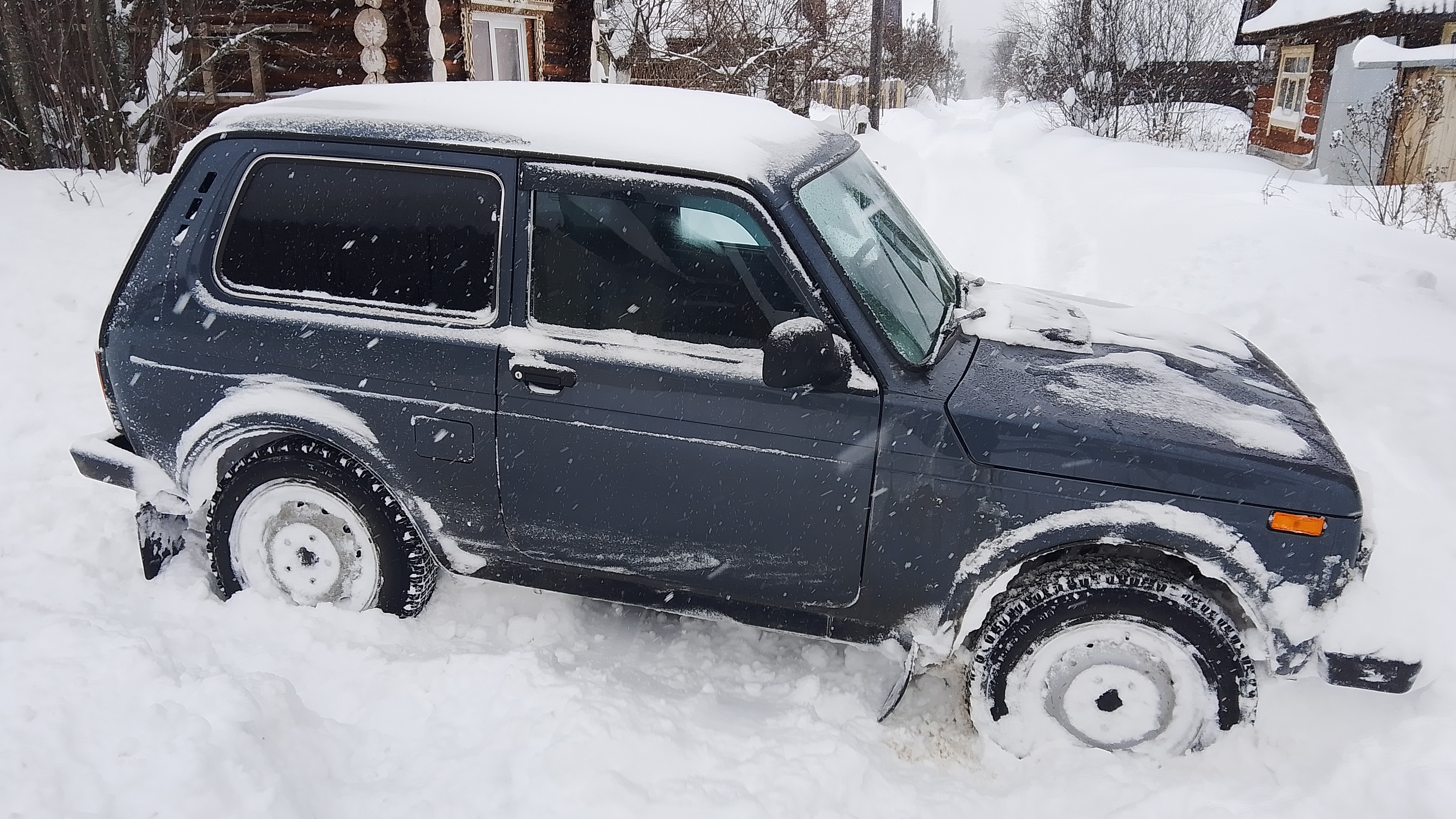 Январская дача. застрял на Ниве. смотреть онлайн
