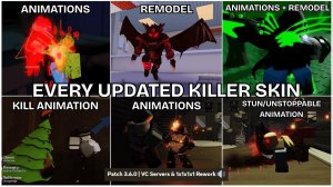 Все обновлённые скины в обновлении 1x1x1x1 rework / VC servers update