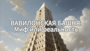 ВАВИЛОНСКАЯ БАШНЯ: Миф или реальность | Хроники Империй #Сезон 1 #Бонус 06