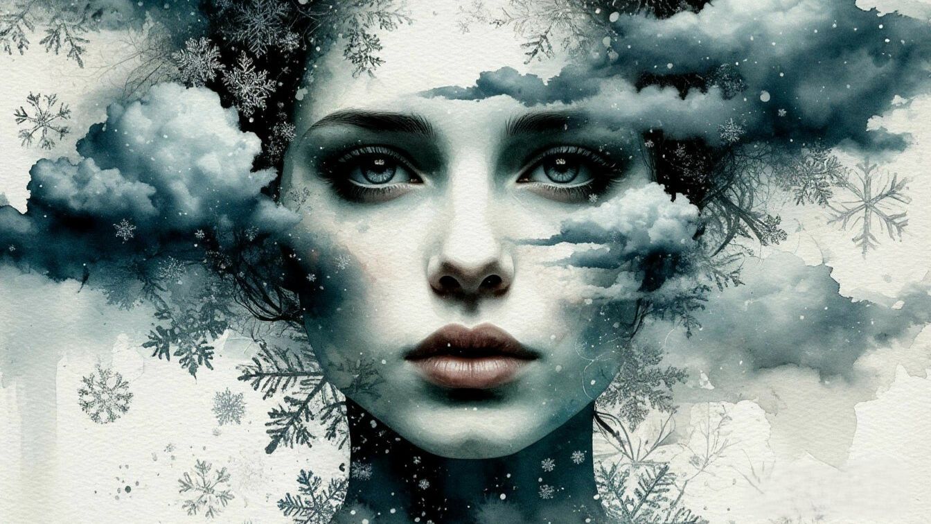 Снежные цветы стихи, музыка, монтаж Елена Павлова смотреть онлайн