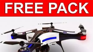 Asset Unity - 4 модели дронов со сценариями ФИЗИКИ